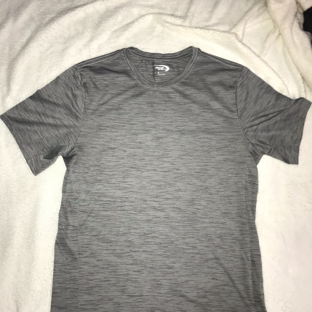 3 used MTA Sport Polyester Spandex T-Shits.